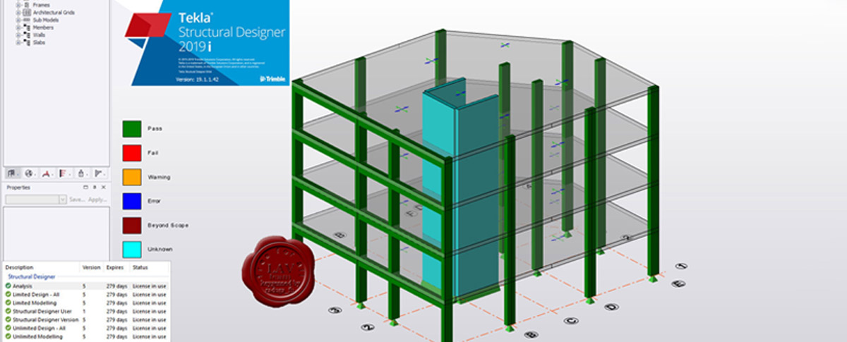 دوره آموزشی نرم افزار tekla structures آموزشگاه مهرگان اصفهان